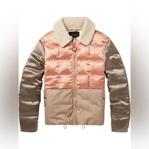 Satin And Canvas Jacket
